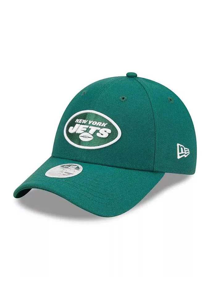 Женская зеленая шапка New York Jets Simple 9FORTY Adjustable New Era — изображение 1 из 4