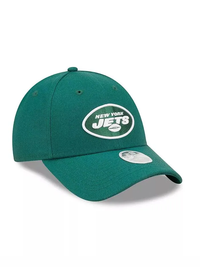Женская зеленая шапка New York Jets Simple 9FORTY Adjustable New Era — изображение 3 из 4