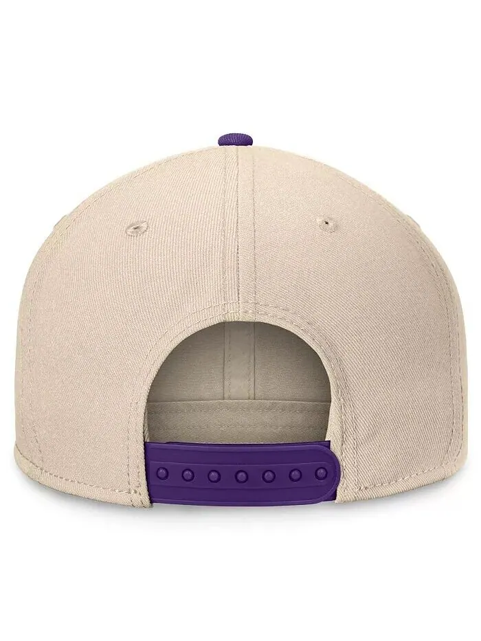 Мужская кепка цвета хаки Kansas State Wildcats Goalaso Snapback Top Of The World — изображение 2 из 4, хаки фиолетовый