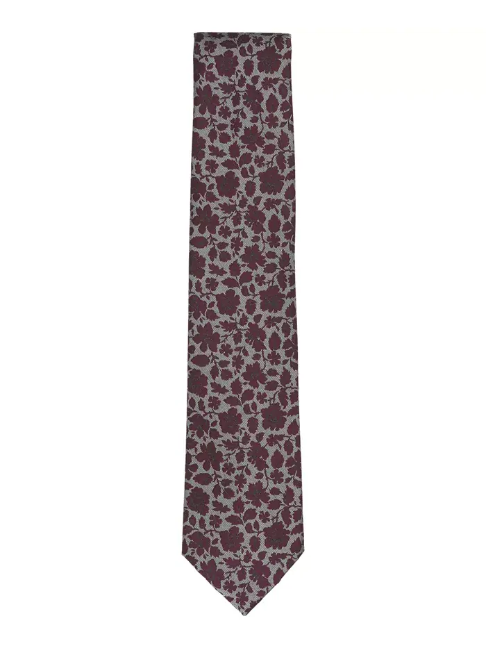 Мужской галстук Poulsen Floral Classic Michael Kors — изображение 2 из 2, красный
