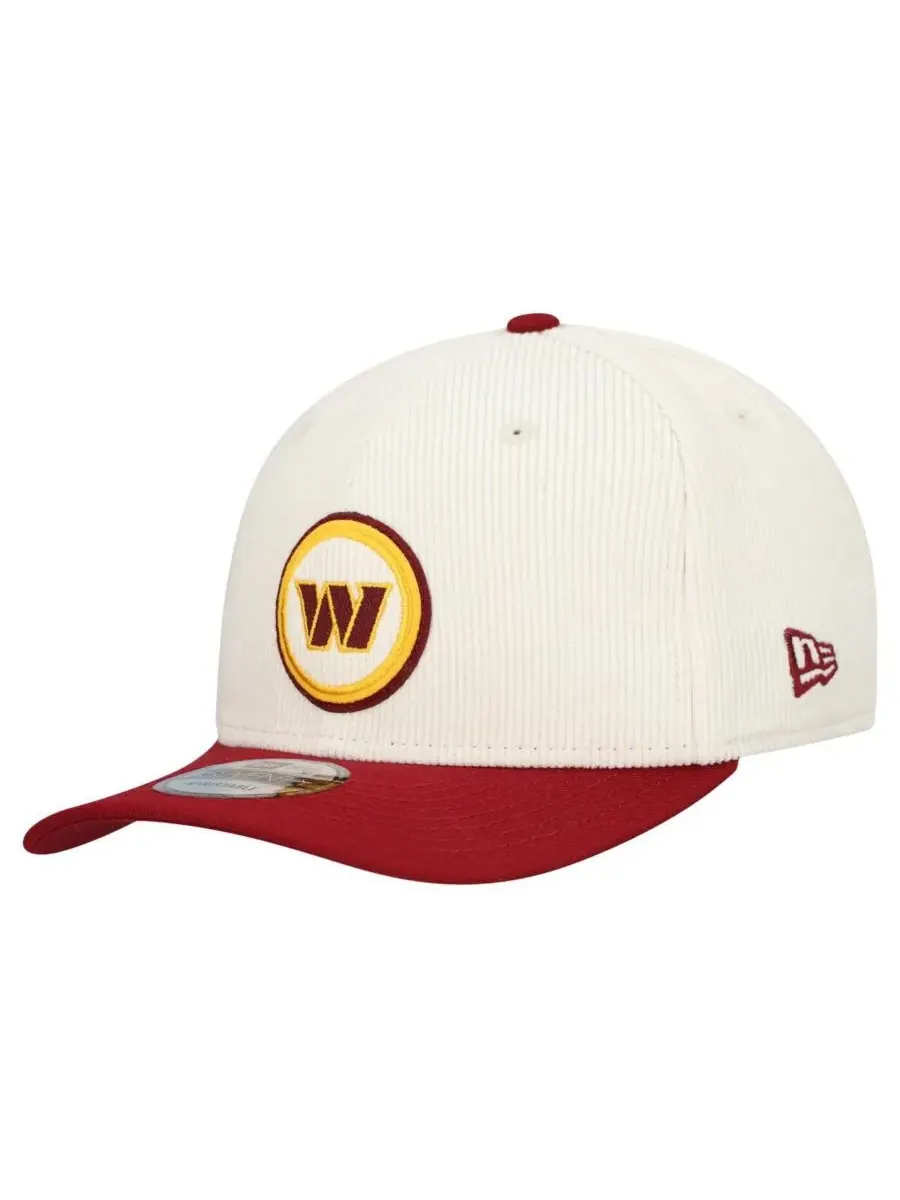 Мужская регулируемая кепка Stone Washington Commanders Loyal Corduroy 9SEVENTY New Era — изображение 1 из 4, серый