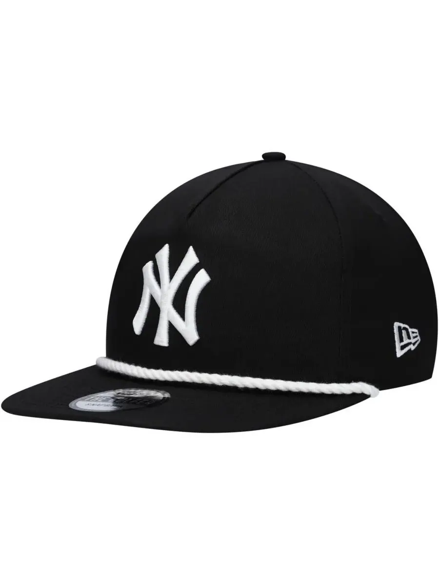 New Era Мужская черная бейсболка-снепбек New York Yankees — изображение 1 из 4, черный