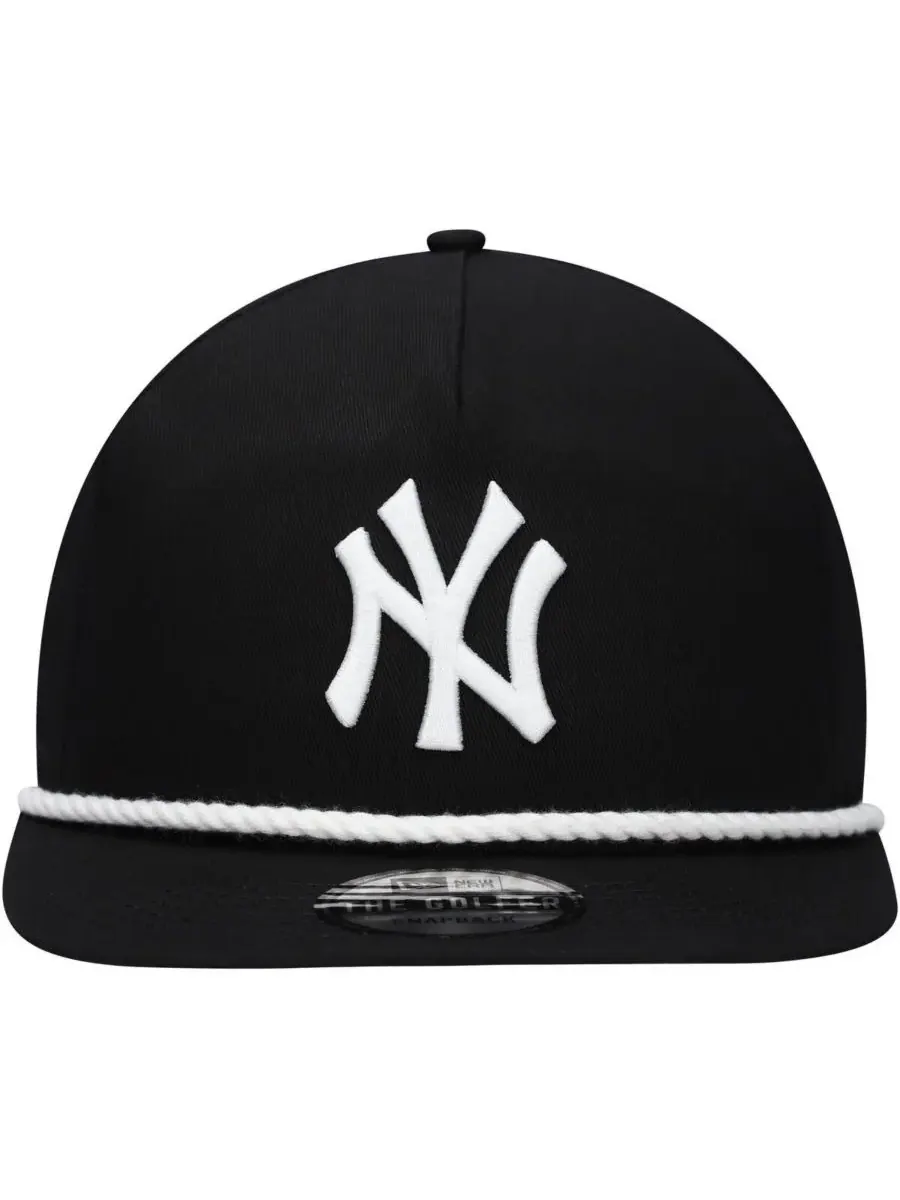 New Era Мужская черная бейсболка-снепбек New York Yankees — изображение 2 из 4, черный