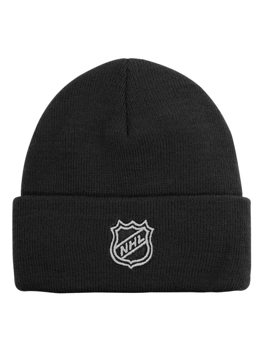 Outerstuff Большая вязаная шапка с отворотом "Big Boys and Girls Black Vegas Golden Knights 2.0 — изображение 2 из 2, черный