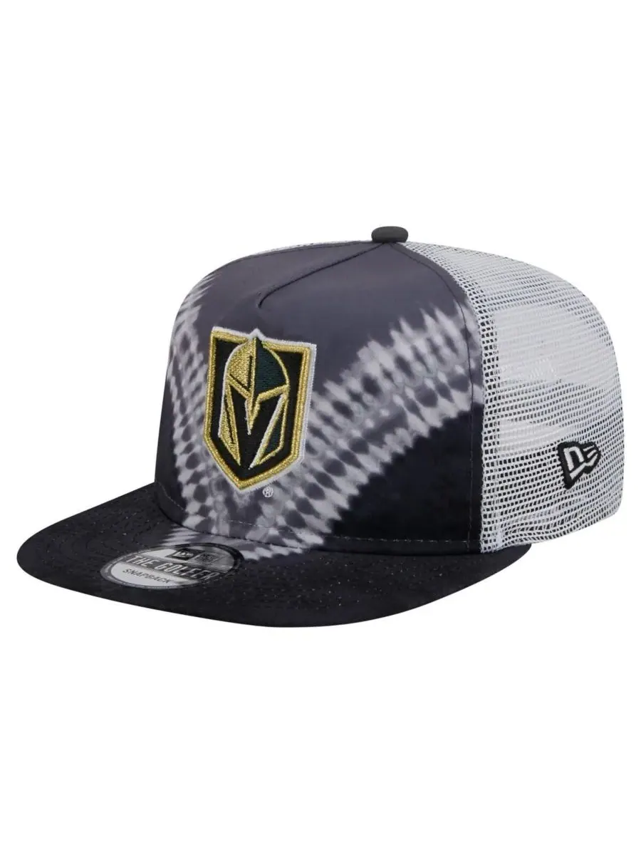 New Era Мужская регулируемая бейсболка Vegas Golden Knights в стиле ретро с V-образным рисунком — изображение 1 из 4