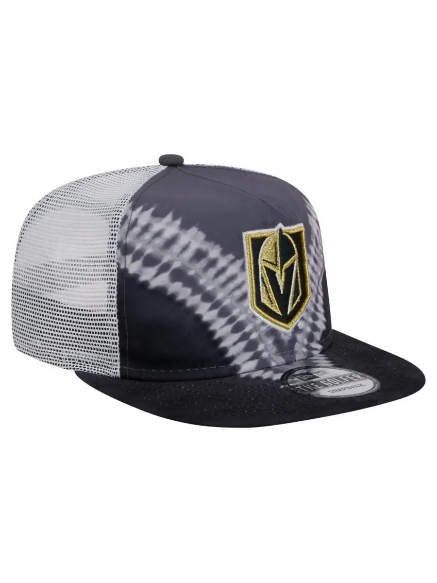 New Era Мужская регулируемая бейсболка Vegas Golden Knights в стиле ретро с V-образным рисунком — изображение 3 из 4