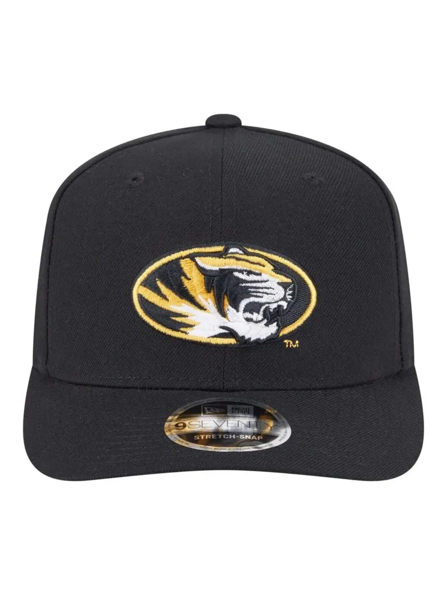 New Era Мужская черная бейсболка Missouri Tigers Team Collective 9SEVENTY с регулируемой — изображение 2 из 4, черный