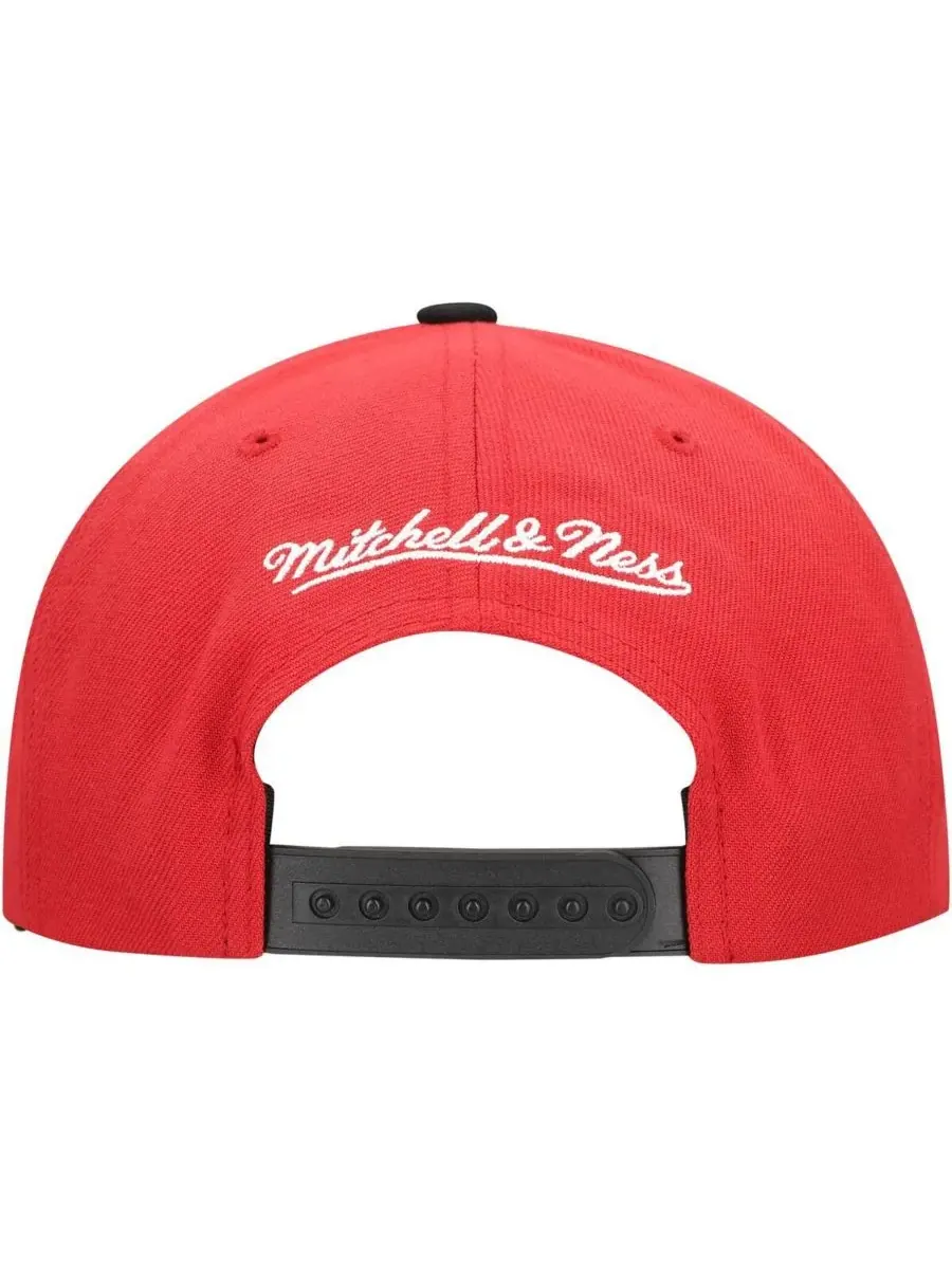 Mitchell & Ness Мужская красная бейсболка New Jersey Devils Soul Triple Up Snapback — изображение 5 из 5, красный