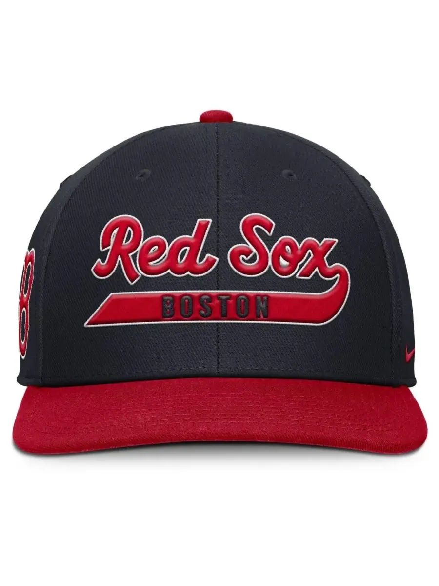 Nike Мужская бейсболка Boston Red Sox Pro Performance Snapback в сине-красном цвете — изображение 4 из 4, темно-синий красный