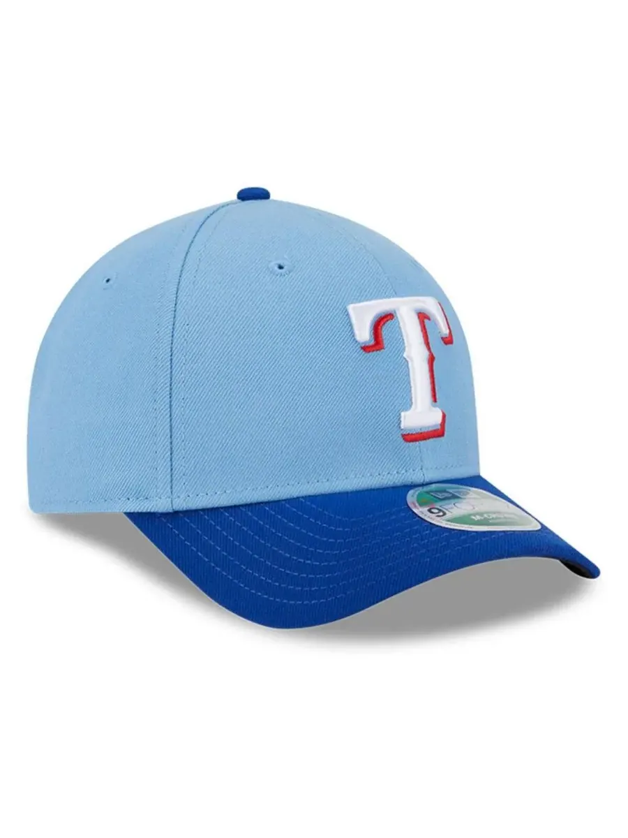 New Era Мужская светло-голубая кепка Texas Rangers Player Replica 9FORTY с регулируемым размером — изображение 2 из 5