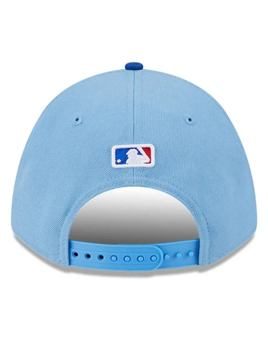 New Era Мужская светло-голубая кепка Texas Rangers Player Replica 9FORTY с регулируемым размером — изображение 5 из 5