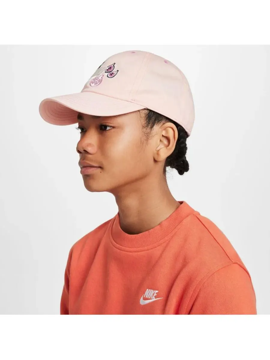 Nike Регулируемая кепка Fruit Club светло-розового цвета для мальчиков и девочек — изображение 3 из 5, розовый