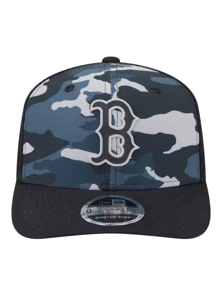 Кепка New Era Boston Red Sox Tonal Camo 9SEVENTY Stretch-Snap — изображение 2 из 5, черный
