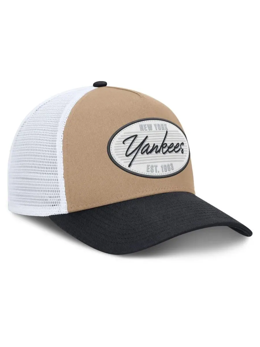 Кепка-тракер Nike Rise A-Frame с сетчатыми вставками, New York Yankees — изображение 3 из 4, хаки темно-синий
