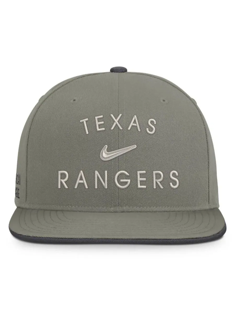 Бейсболка Nike Pro Dri-FIT snapback, Олива — изображение 2 из 4, серый