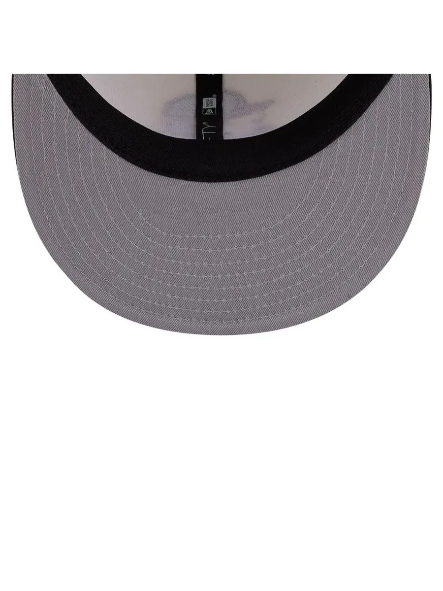 Бейсболка New Era с вышивкой, Chicago White Sox, Bullpen Cart 59FIFTY — изображение 5 из 5, кремовый черный