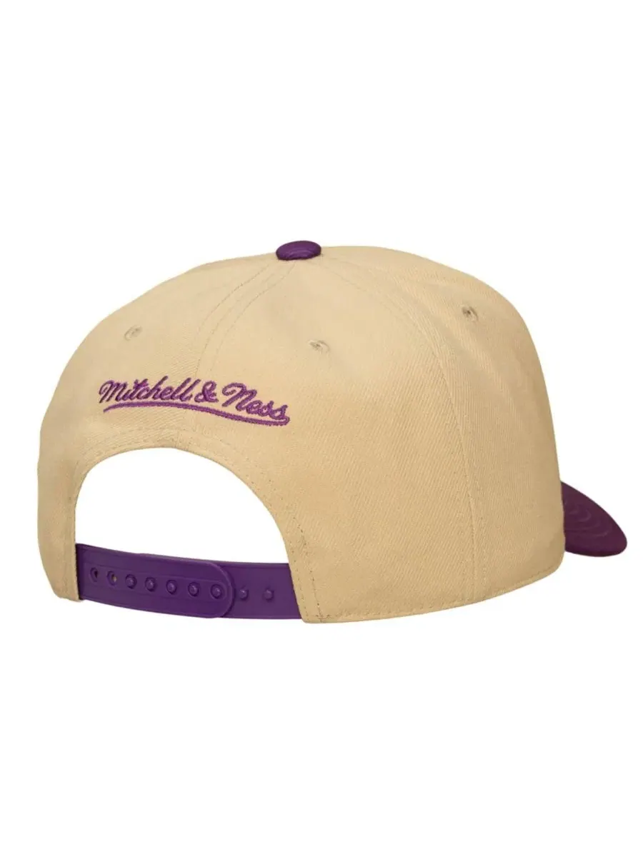 Кепка-снэпбек с высокой тульей, вышивкой Mitchell & Ness — изображение 4 из 4, хаки фиолетовый