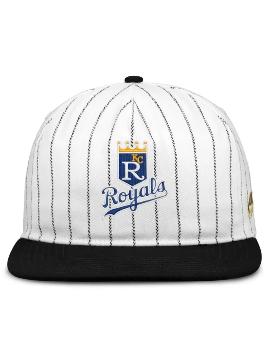 Бейсболка Nike Kansas City Royals Cooperstown Collection Pro — изображение 2 из 4, белый черный