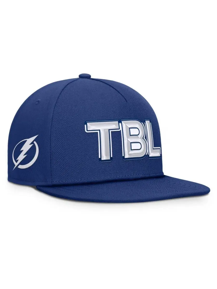 Кепка-снапбек с вышивкой логотипа Tampa Bay Lightning Fanatics — изображение 1 из 4, синий