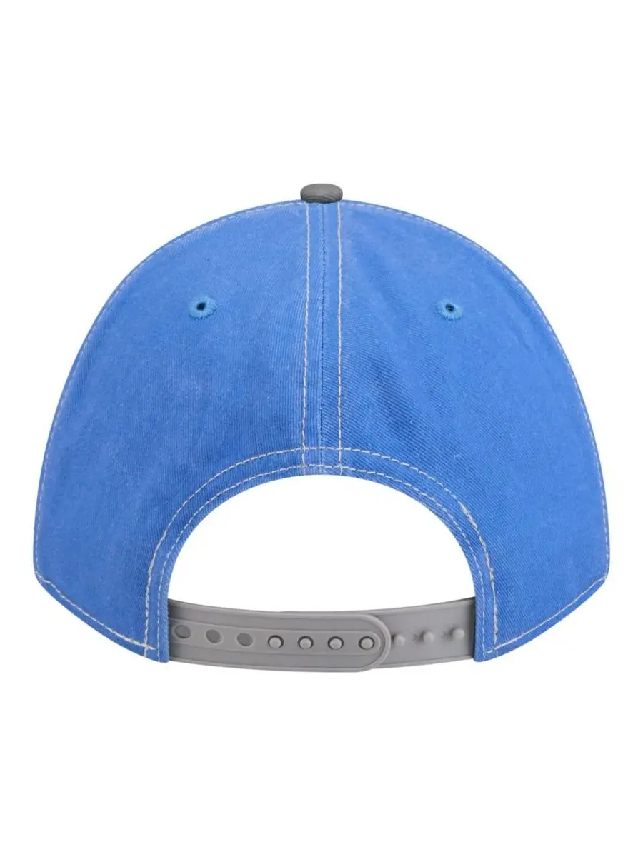 Бейсболка New Era 9FORTY Felt A-Frame с принтом Detroit Lions — изображение 2 из 4, синий серый