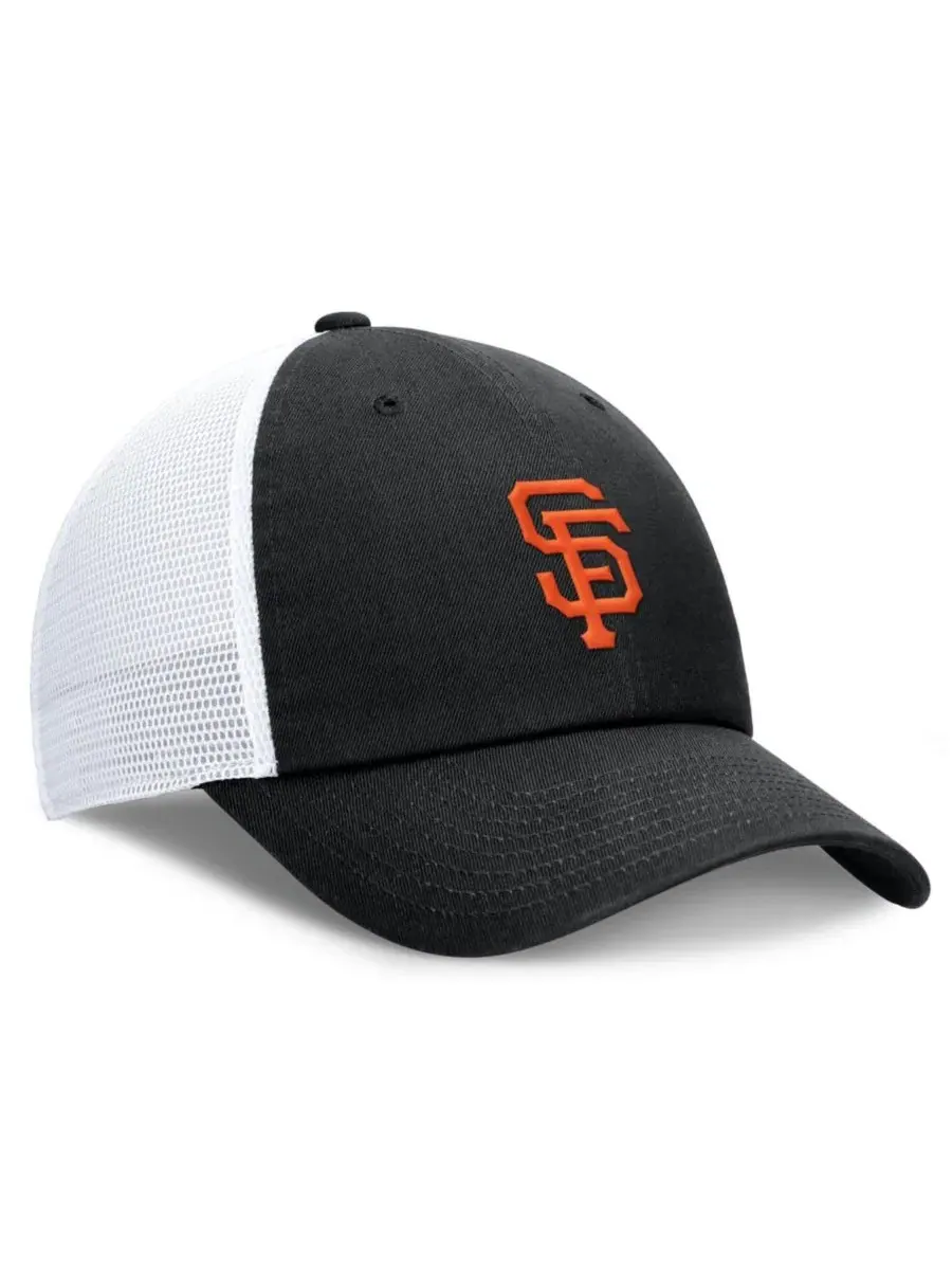 Бейсболка Nike San Francisco Giants Club Trucker — изображение 3 из 4, черный белый