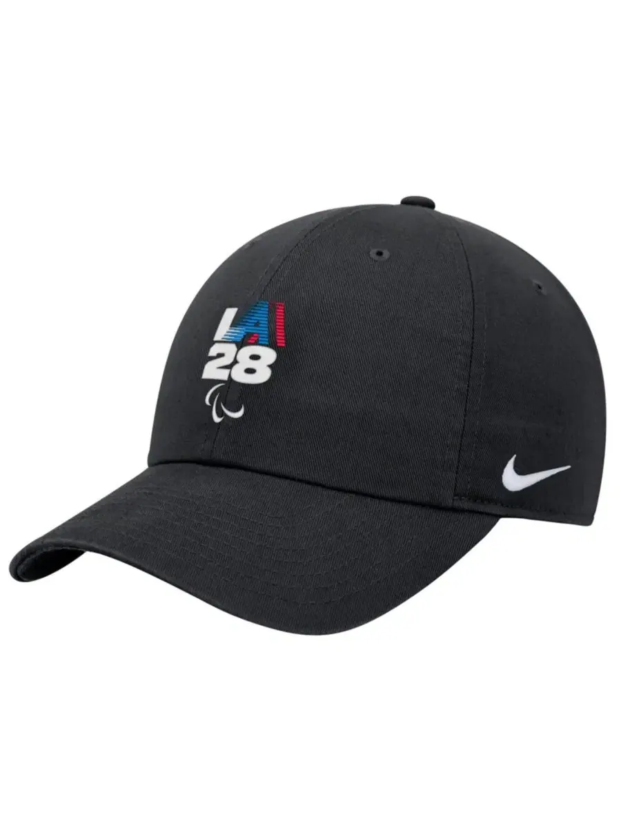 Кепка с вышивкой LA28 Summer Paralympics Retro Stripe Club Nike — изображение 1 из 3, черный