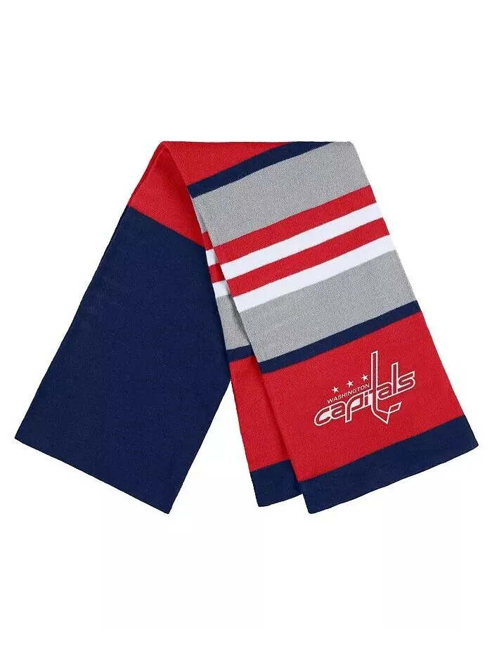 Женский комплект из перчаток и шарфа в полоску Washington Capitals Wear By Erin Andrews — изображение 3 из 3, мульти