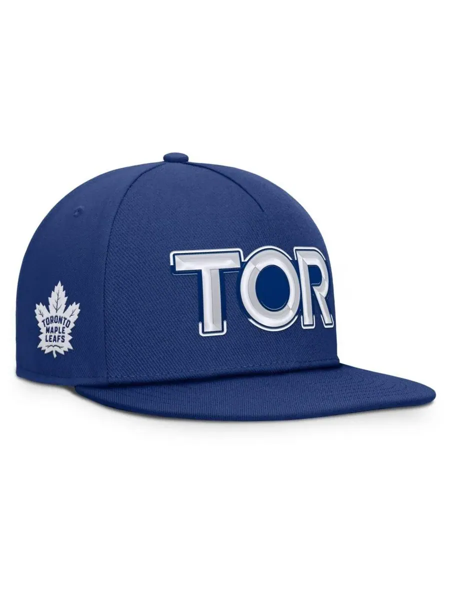 Fanatics Мужская синяя бейсболка Toronto Maple Leaf с аутентичным командным кодом для катка — изображение 1 из 4, синий