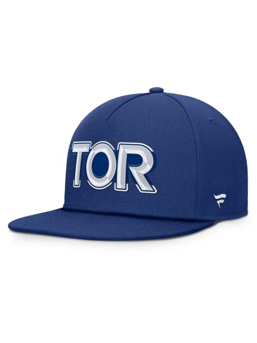Fanatics Мужская синяя бейсболка Toronto Maple Leaf с аутентичным командным кодом для катка — изображение 3 из 4, синий