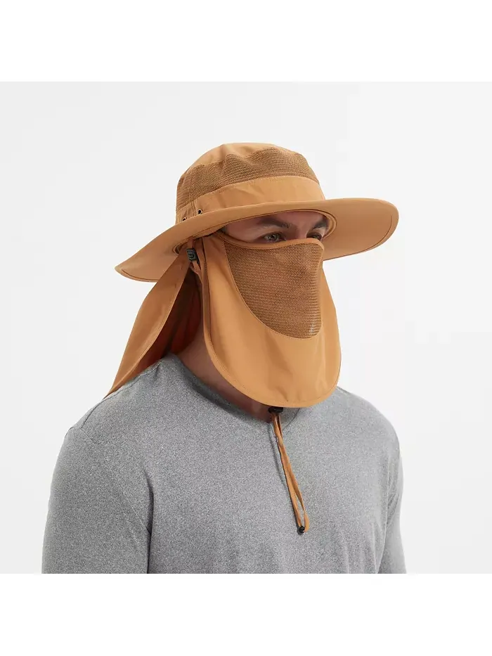 Мужская унисекс-шляпа Keya Packable Boonie Classic Fit Kanut Sports — изображение 2 из 2, верблюжий