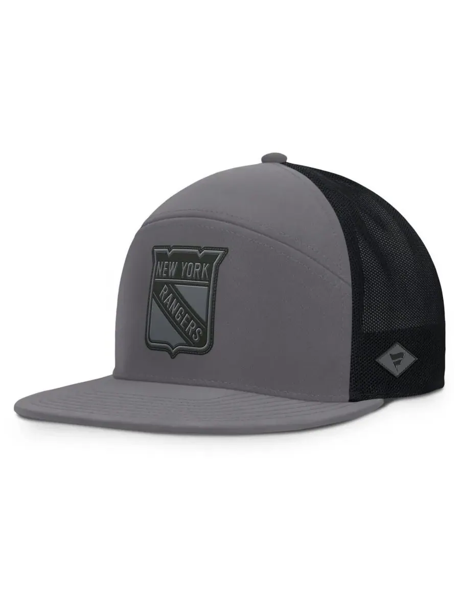 Fanatics Мужская кепка New York Rangers Fairweather с регулируемым размером — изображение 1 из 4, темно-серый