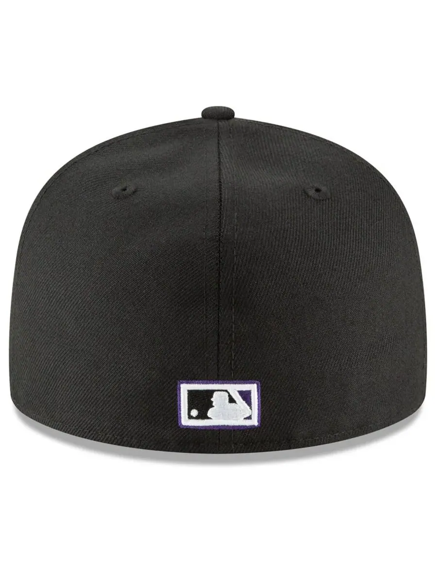 New Era Мужская черная шерстяная кепка Arizona Diamondbacks Cooperstown Collection 59FIFTY — изображение 2 из 4, черный
