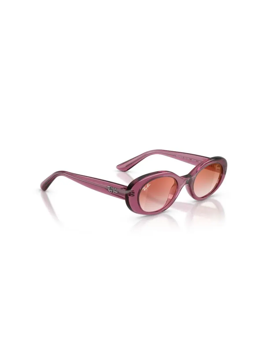 Детские солнцезащитные очки овальной формы, RB9141S Ray-Ban Jr — изображение 6 из 7, прозрачный фиолетовый
