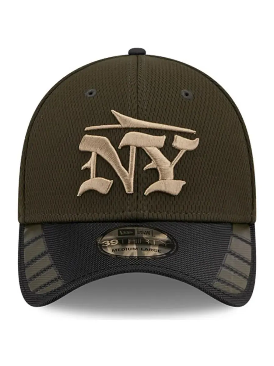 New Era Мужская кепка Gotham Green New York Jets 2025 Rivalries Collection Fan Pack 39THIRTY Flex — изображение 4 из 4
