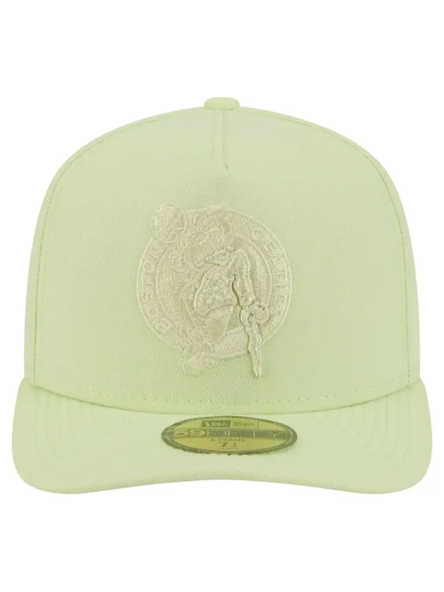 New Era Мужская зеленая бейсболка Boston Celtics Colorpack A-Frame Pinch Front 59FIFTY Fitted Hat — изображение 4 из 5
