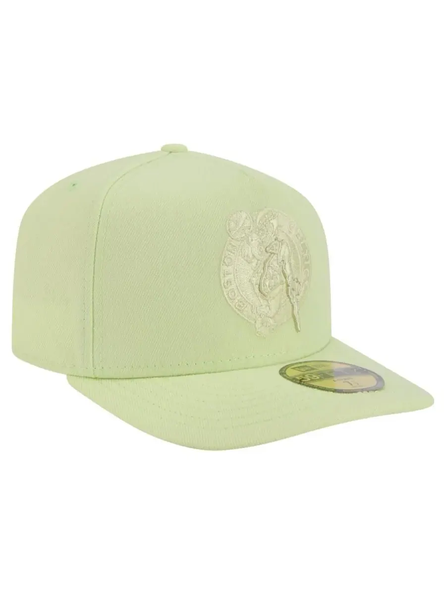 New Era Мужская зеленая бейсболка Boston Celtics Colorpack A-Frame Pinch Front 59FIFTY Fitted Hat — изображение 5 из 5