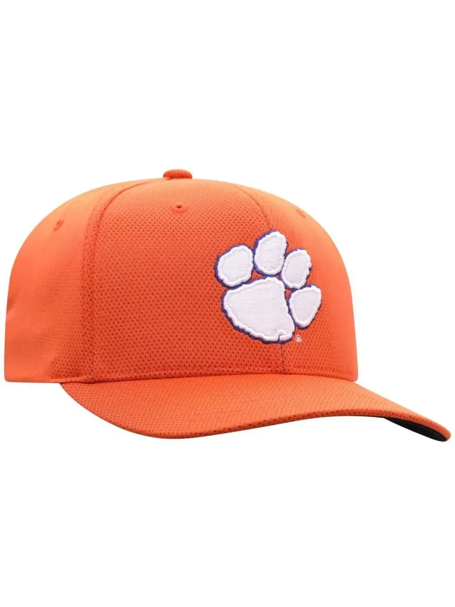 Top of the World Мужская оранжевая кепка Clemson Tigers Reflex 2.0 Flex Fit — изображение 2 из 4, оранжевый