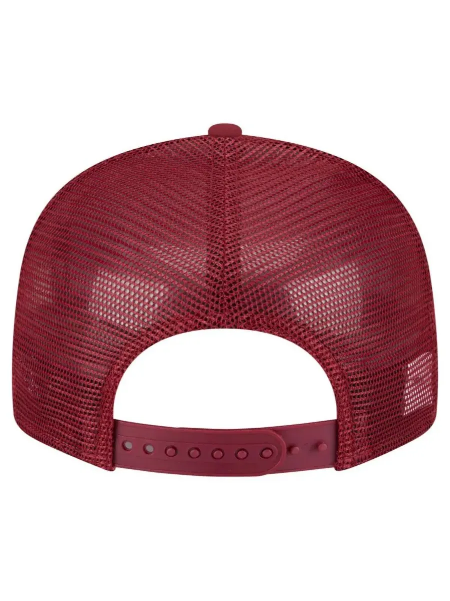 Мужская кепка-тракер Garnet Florida State Seminoles Split Panel 9FIFTY Snapback New Era — изображение 4 из 4, гранат