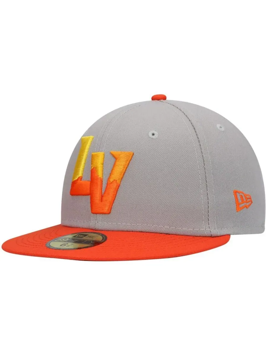 New Era Мужская серая кепка-авиатор Las Vegas Aviators из коллекции Authentic Collection Team — изображение 1 из 4, серый
