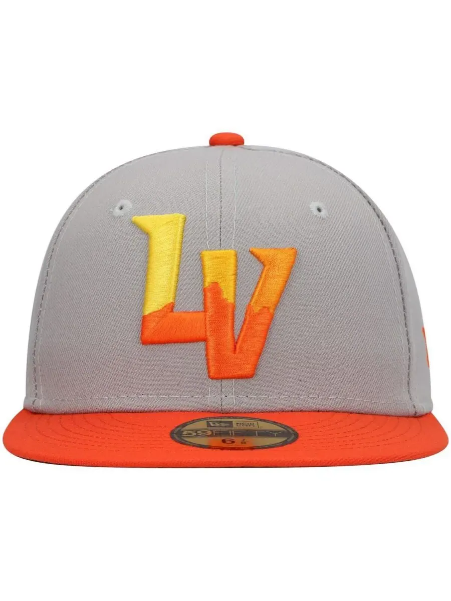 New Era Мужская серая кепка-авиатор Las Vegas Aviators из коллекции Authentic Collection Team — изображение 2 из 4, серый