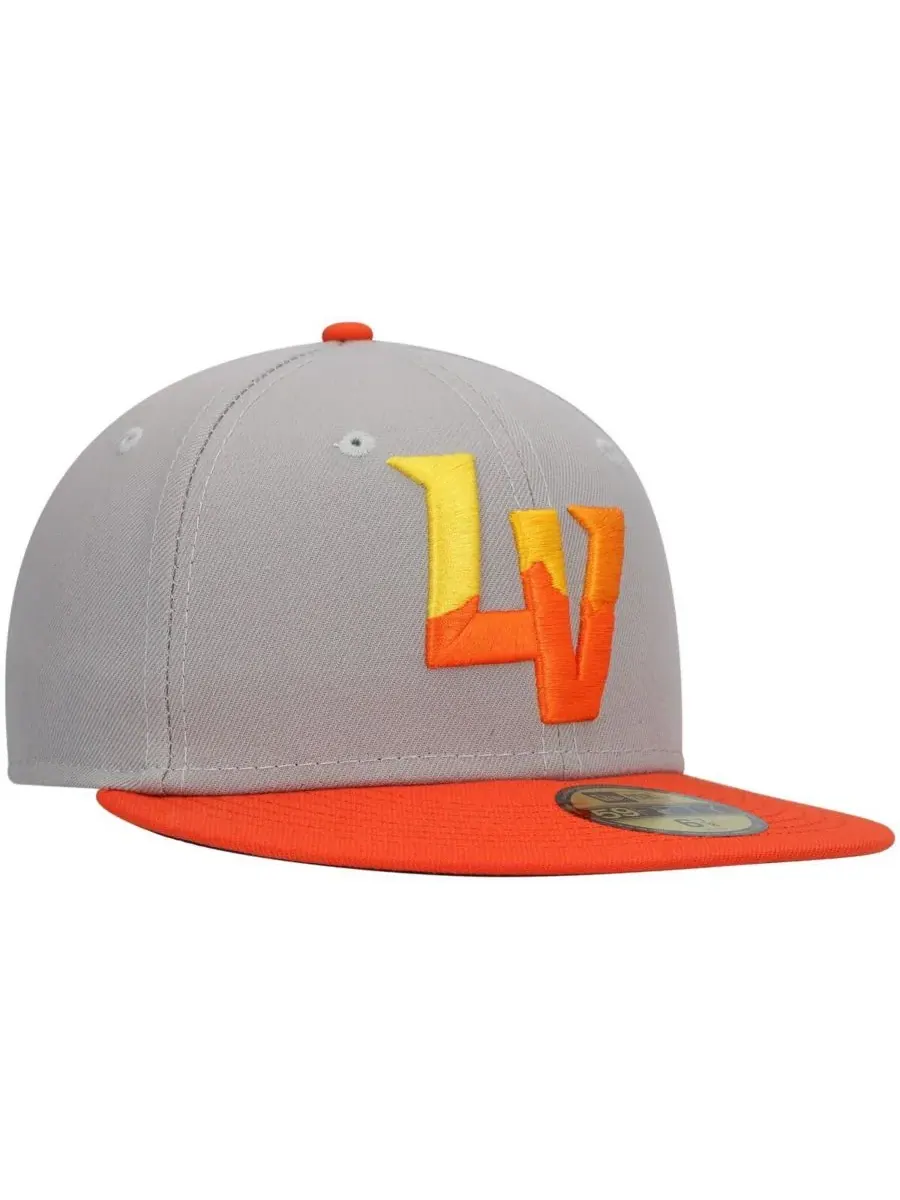 New Era Мужская серая кепка-авиатор Las Vegas Aviators из коллекции Authentic Collection Team — изображение 3 из 4, серый