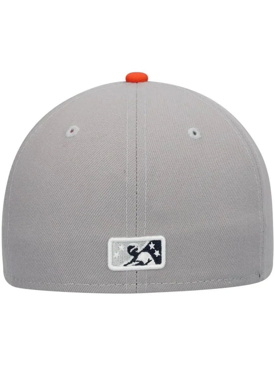 New Era Мужская серая кепка-авиатор Las Vegas Aviators из коллекции Authentic Collection Team — изображение 4 из 4, серый