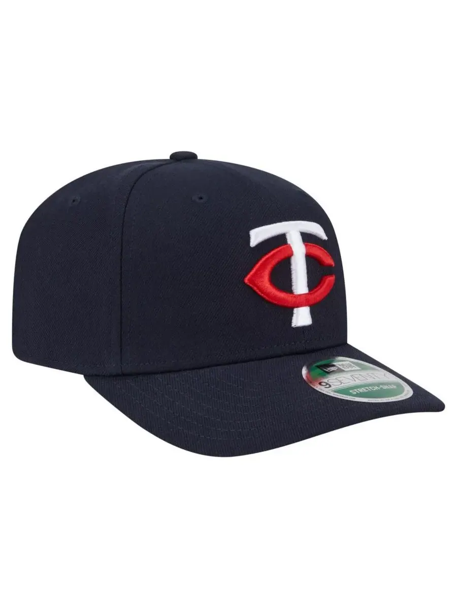 New Era Мужская темно-синяя кепка Minnesota Twins Player Replica 9SEVENTY с регулируемым размером — изображение 4 из 4