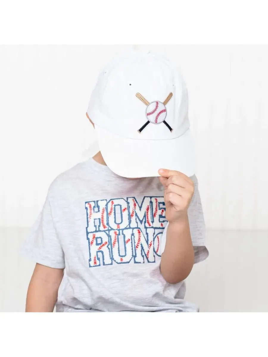 Бейсбольная кепка Boys Batter Up Patch Sweet Wink — изображение 3 из 5, белый