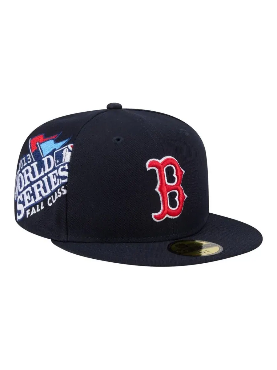 Мужская темно-синяя бейсболка Boston Red Sox Hidden Hit 59FIFTY New Era — изображение 1 из 5, темно-синий