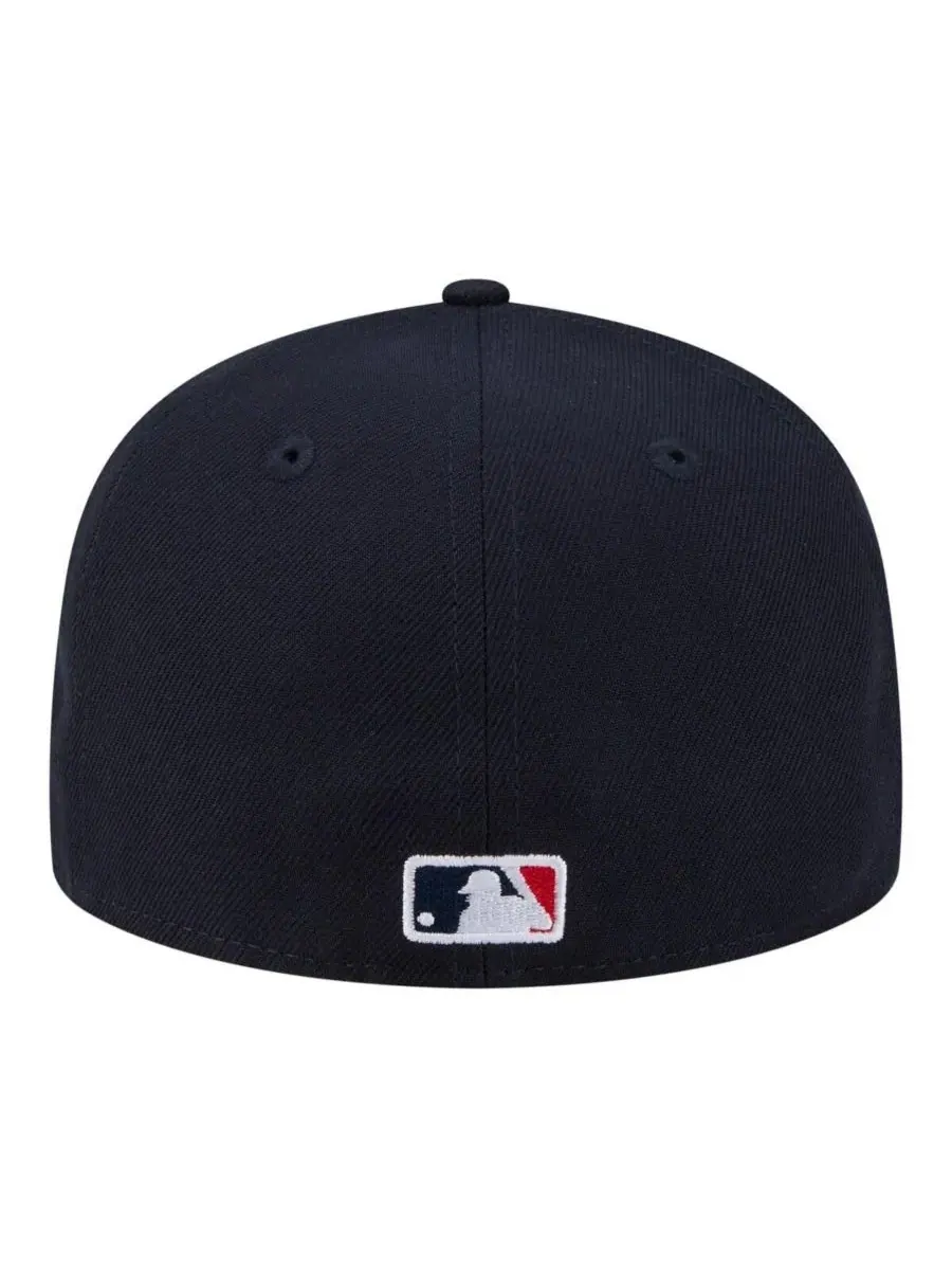 Мужская темно-синяя бейсболка Boston Red Sox Hidden Hit 59FIFTY New Era — изображение 4 из 5, темно-синий