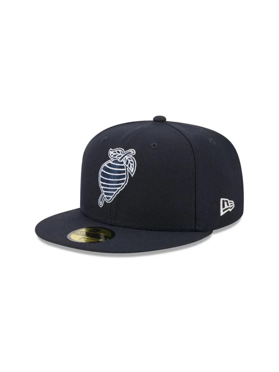 Мужская темно-синяя кепка Charlotte Knights Theme Nights 59FIFTY New Era — изображение 1 из 4, темно-синий