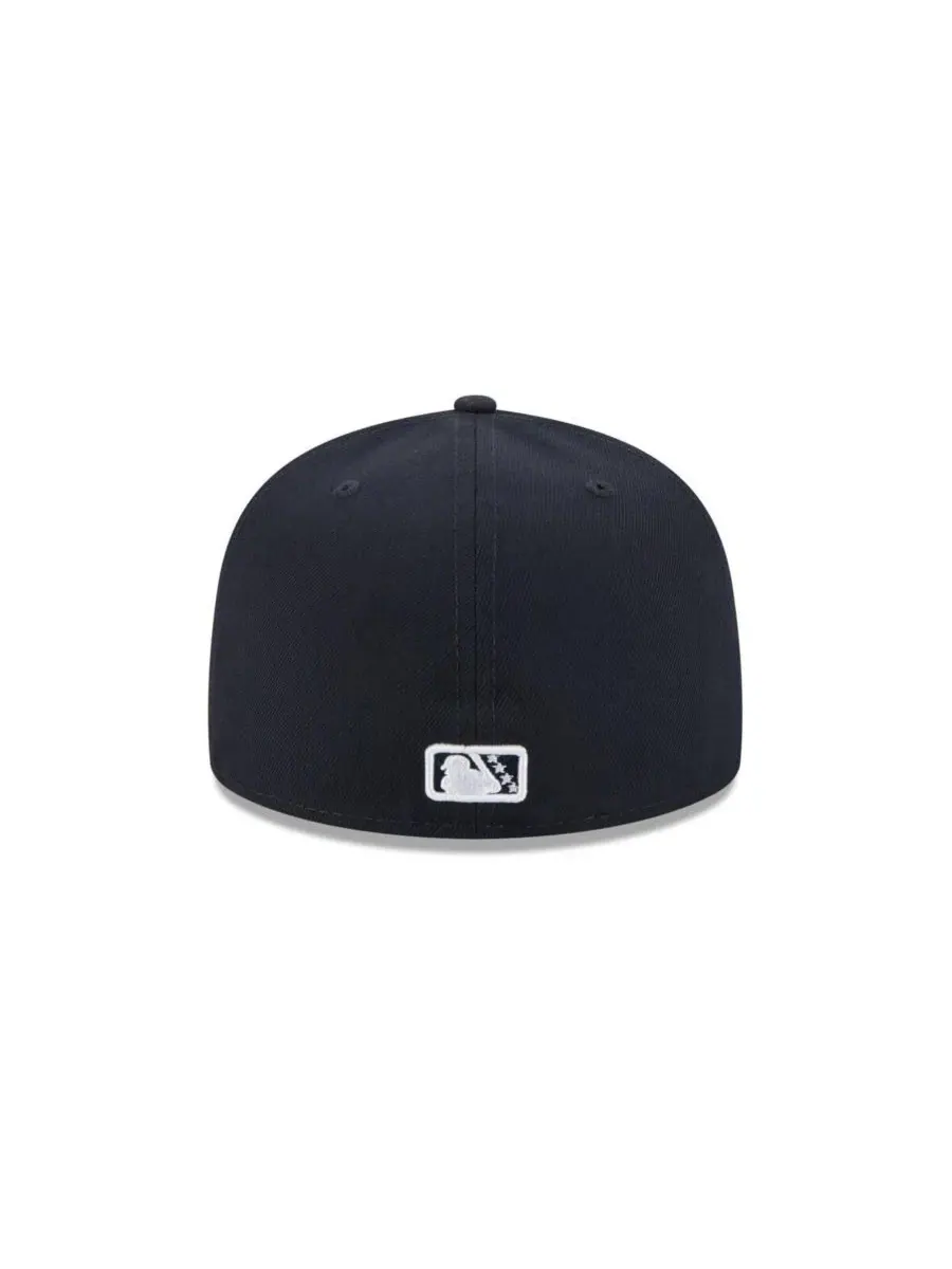 Мужская темно-синяя кепка Charlotte Knights Theme Nights 59FIFTY New Era — изображение 4 из 4, темно-синий