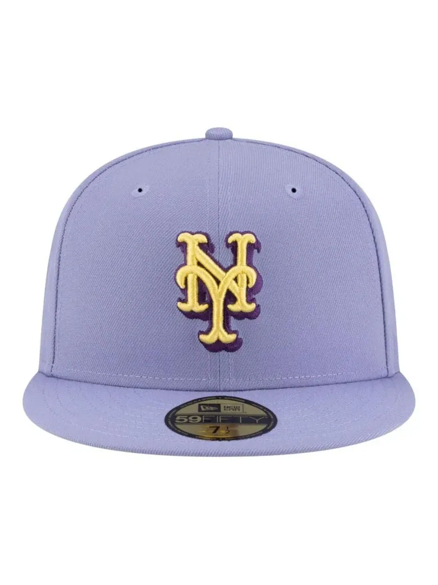Мужская светло-фиолетовая кепка New York Mets Lavender Bloom 59FIFTY New Era — изображение 2 из 5, светлый фиолетовый