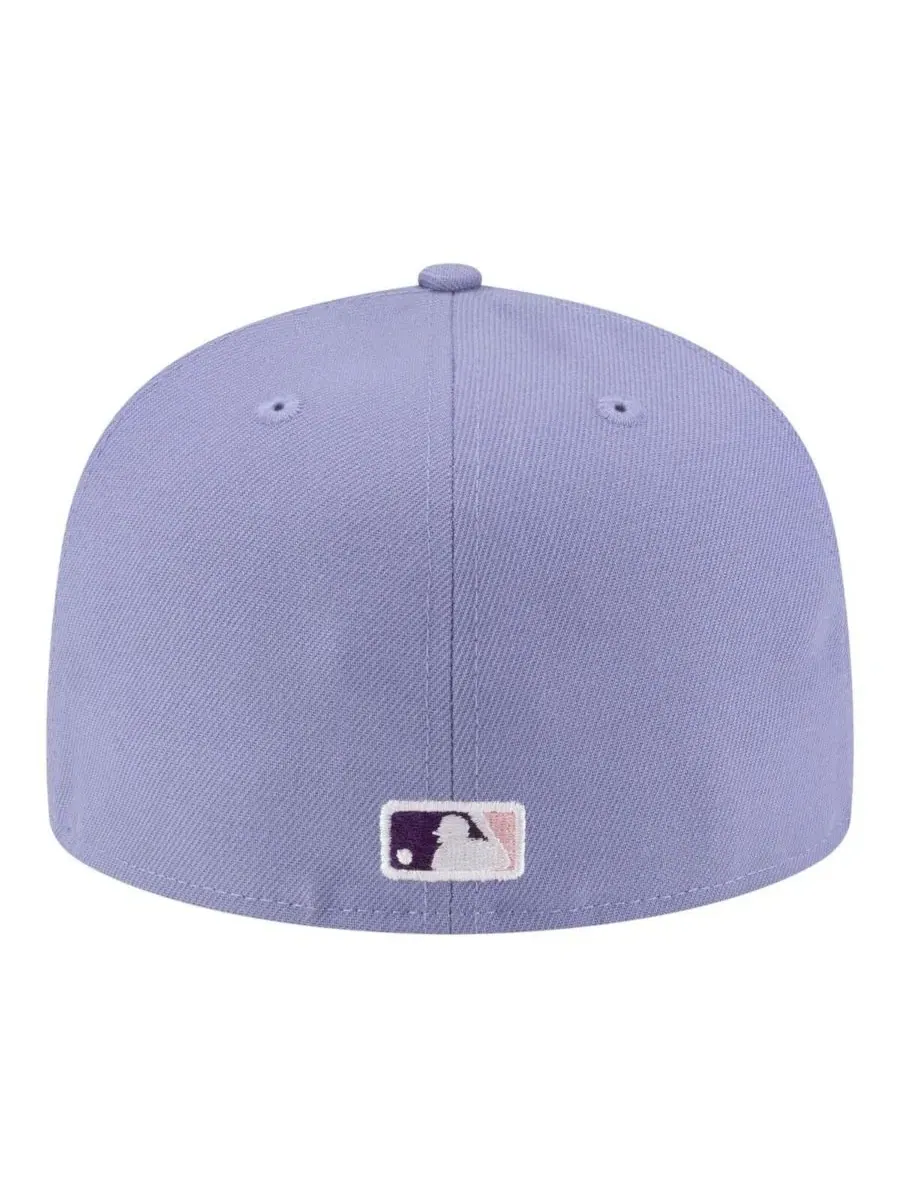 Мужская светло-фиолетовая кепка New York Mets Lavender Bloom 59FIFTY New Era — изображение 4 из 5, светлый фиолетовый